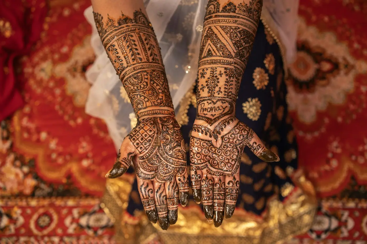 Intricate full-hand design