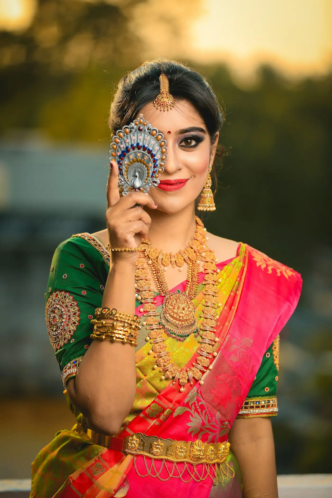 Mehndi-night look