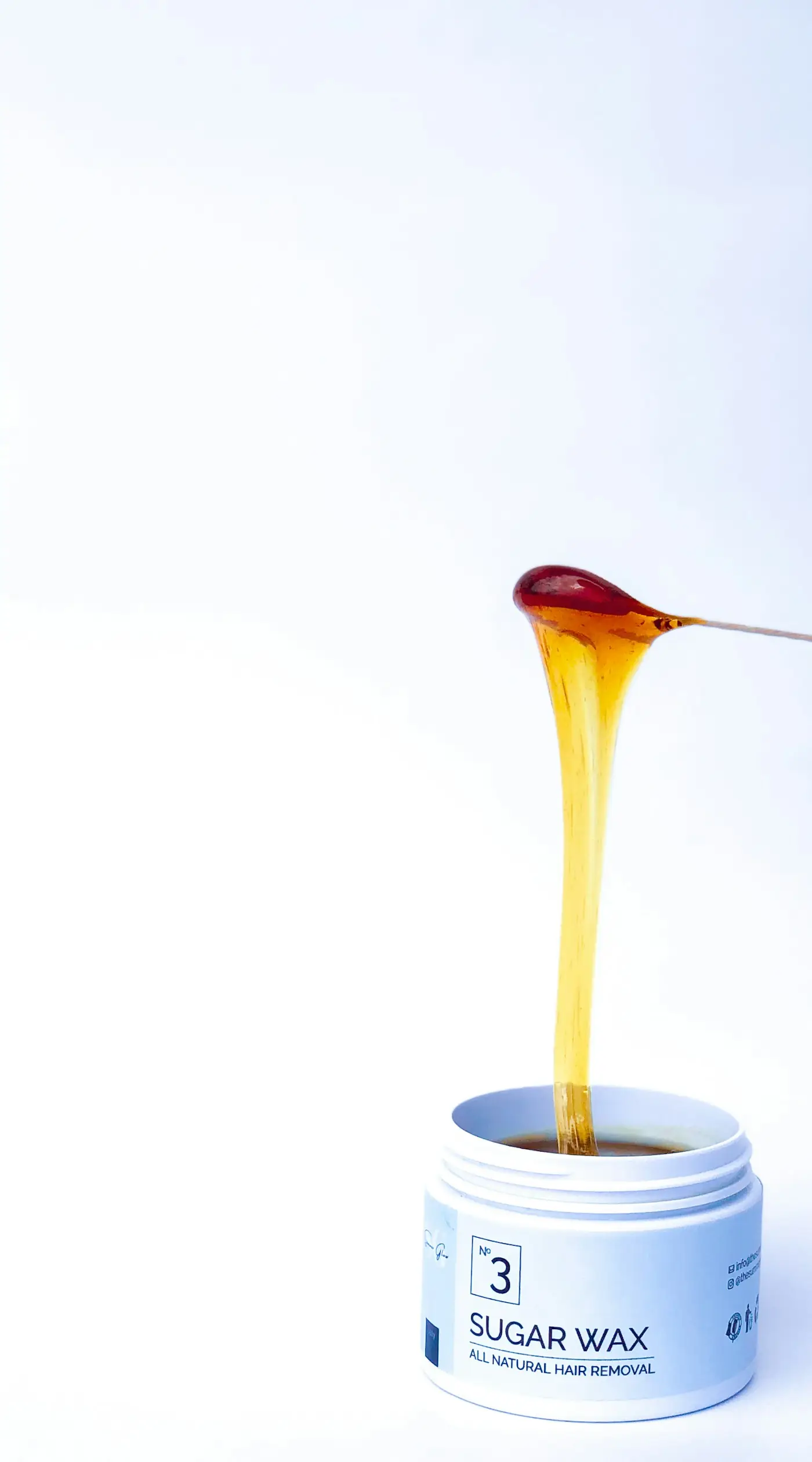 Warm golden wax