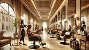 Why Regular Haircuts Are Essential for Healthy Hair | a woman getting her hair done in a hair salon