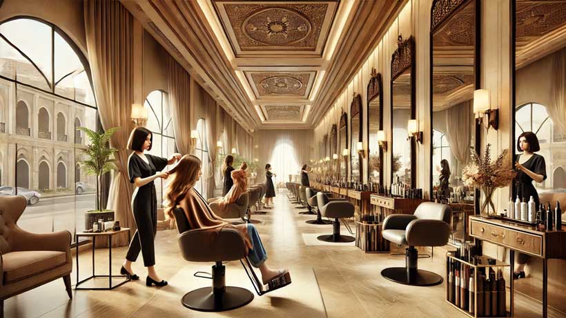 Why Regular Haircuts Are Essential for Healthy Hair | a woman getting her hair done in a hair salon