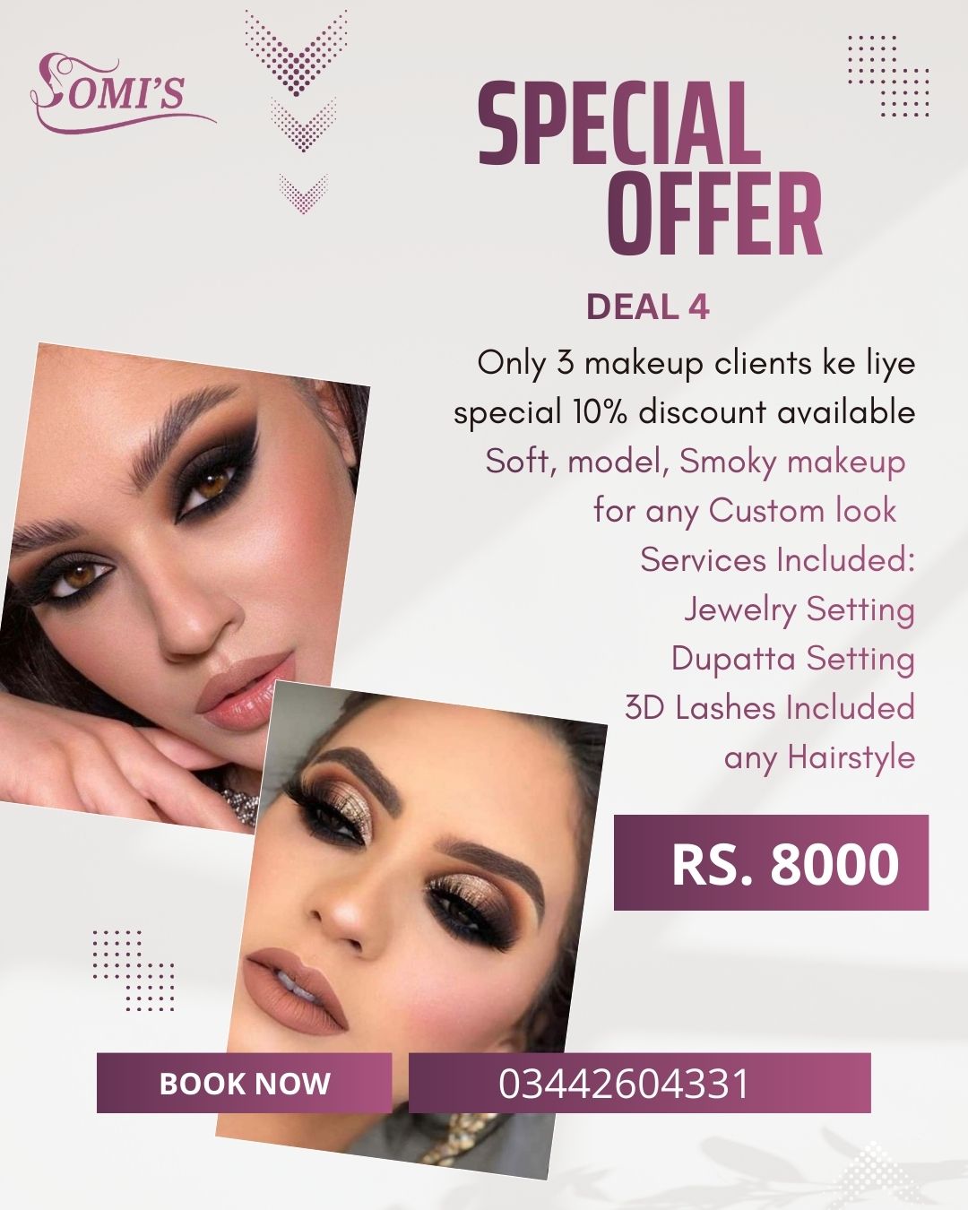 4 - Somi's Glamour Beauty Salon in Mehmoodabad