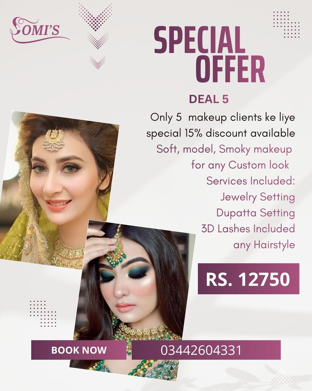 5 - Somi's Glamour Beauty Salon in Mehmoodabad