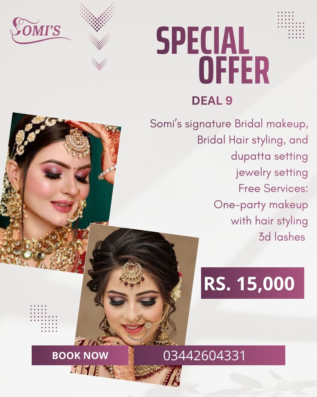 9 - Somi's Glamour Beauty Salon in Mehmoodabad
